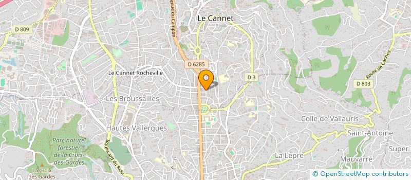 localisation de l'entreprise MONSIEUR MAROUANE GHALLOUSSI à LE CANNET
