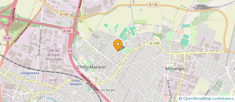 localisation de l'entreprise MONSIEUR MAROUANE GHENAYA à CHILLY-MAZARIN