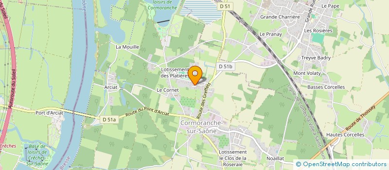 localisation de l'entreprise MONSIEUR MAROUANE GUIDOUM  CORMORANCHE-SUR-SAONE