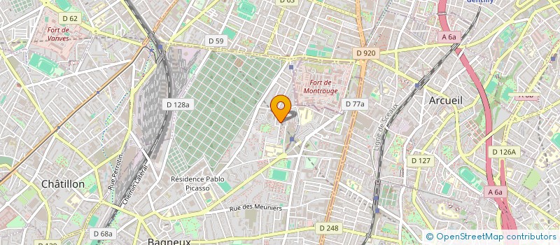 localisation de l'entreprise MONSIEUR MAROUANE HAKIMI  BAGNEUX