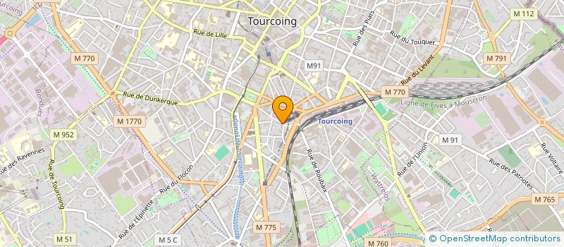 localisation de l'entreprise MONSIEUR MAROUANE HERZALLAH  TOURCOING
