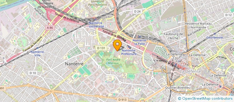 localisation de l'entreprise MONSIEUR MAROUANE IL IDRISSI à NANTERRE