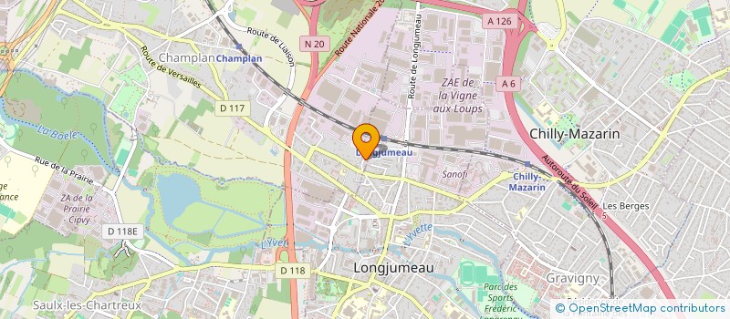 localisation de l'entreprise MONSIEUR MAROUANE JELASSI  CHAMPLAN