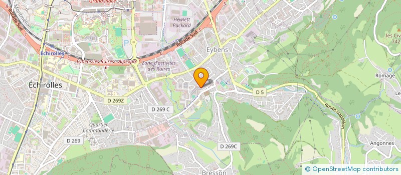 localisation de l'entreprise MONSIEUR MAROUANE KENDILE  EYBENS