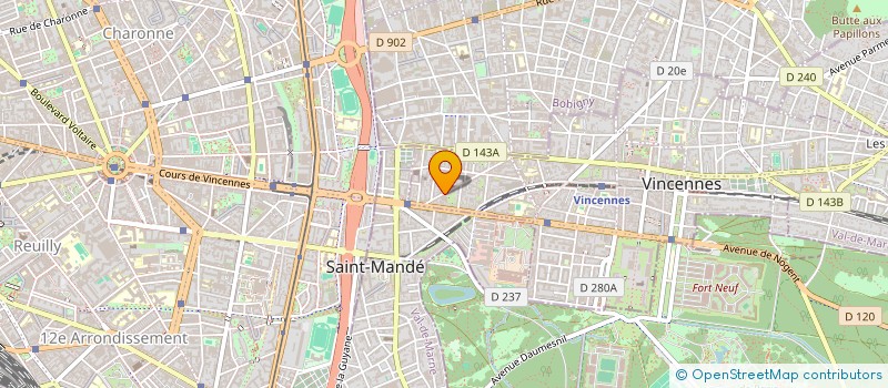 localisation de l'entreprise MONSIEUR MAROUANE LAANAB à VINCENNES