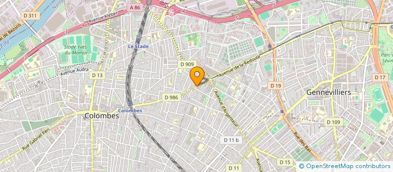 localisation de l'entreprise MONSIEUR MAROUANE LABYAD  COLOMBES