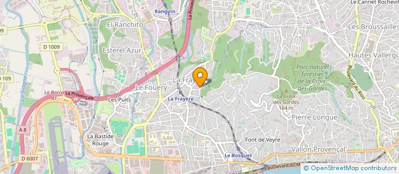 localisation de l'entreprise MONSIEUR MAROUANE MAHOU  CANNES