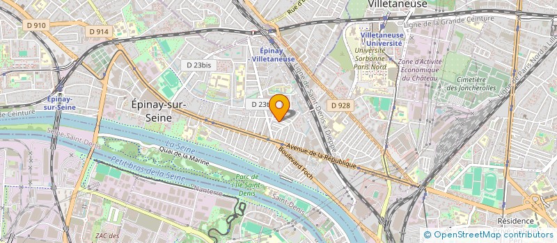 localisation de l'entreprise MONSIEUR MAROUANE MSADAA  EPINAY-SUR-SEINE