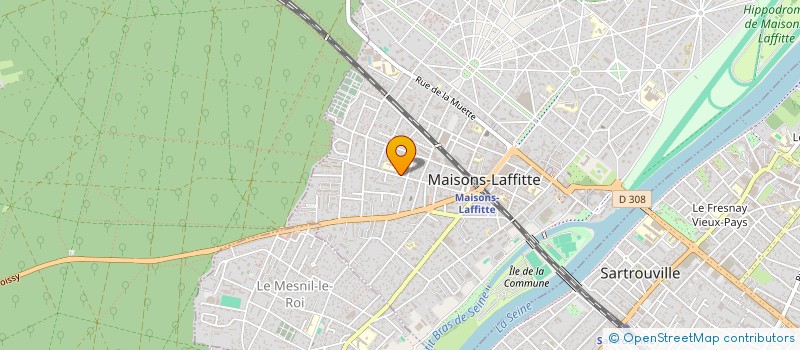 localisation de l'entreprise MONSIEUR MAROUANE YOUSFI  MAISONS-LAFFITTE