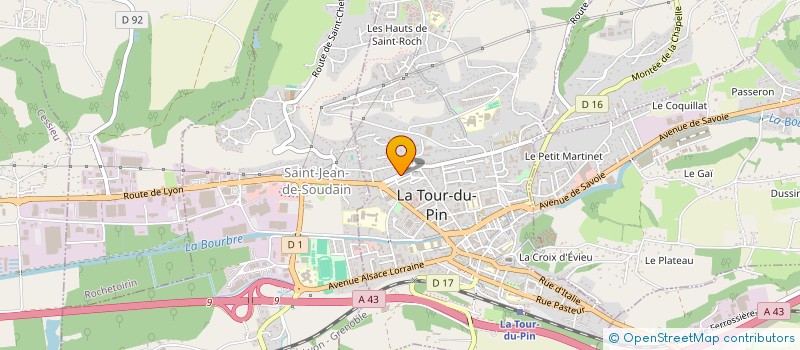 localisation de l'entreprise MONSIEUR MAROUANE ZAGHDOUDI  LA TOUR-DU-PIN