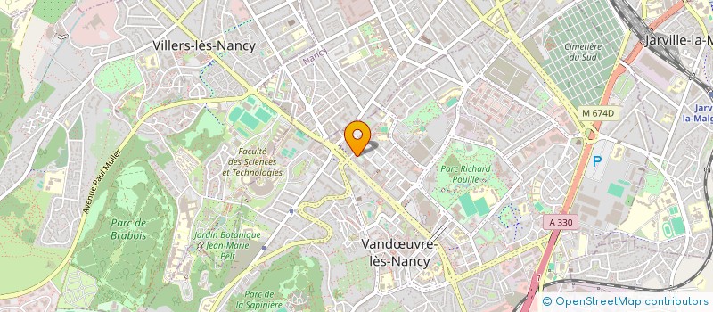 localisation de l'entreprise MONSIEUR MAROUANNE TAGHLAOUI  VANDUVRE-LES-NANCY