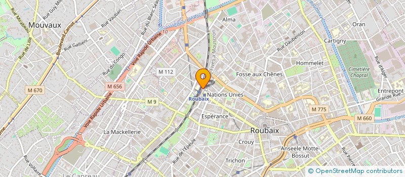 localisation de l'entreprise MONSIEUR MAROUEN ALIBI  ROUBAIX