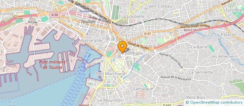 localisation de l'entreprise MONSIEUR MAROUEN CHERIF  TOULON