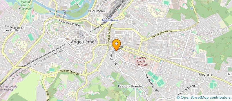 localisation de l'entreprise MONSIEUR MAROUEN FKIH ALI à ANGOULEME