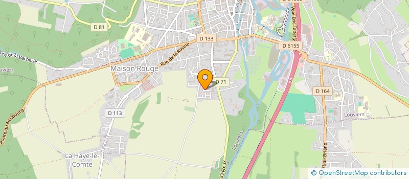 localisation de l'entreprise MONSIEUR MAROUEN SAKOUHI  LOUVIERS