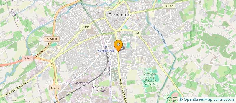 localisation de l'entreprise MONSIEUR MAROUENE BEN ROMDHANE  CARPENTRAS