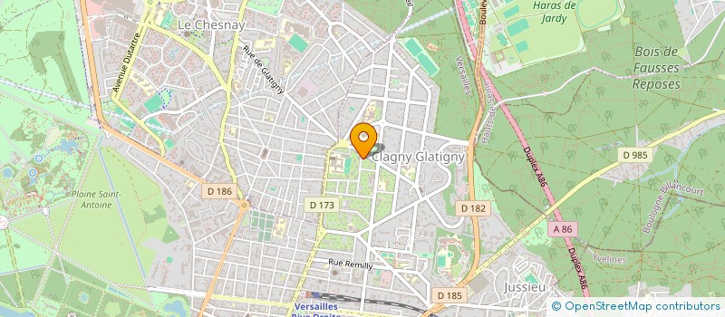 localisation de l'entreprise MONSIEUR MAROUENE BOUZAZI à VERSAILLES