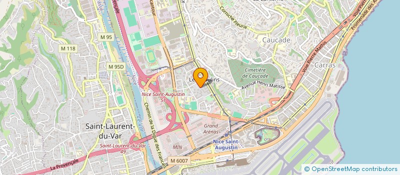 localisation de l'entreprise MONSIEUR MAROUENE HAFSI  NICE