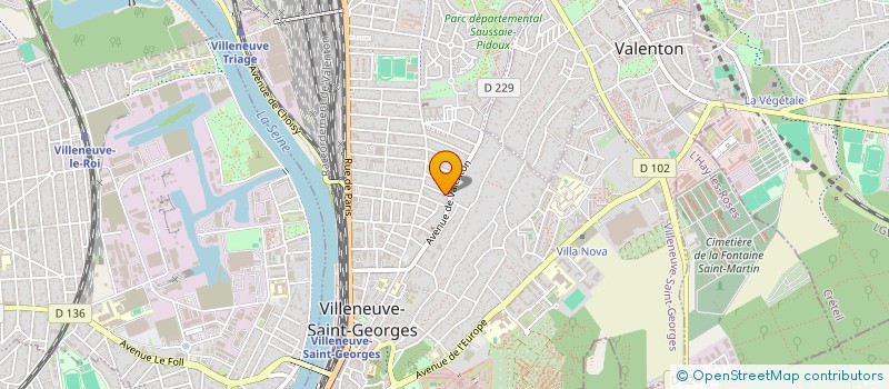 localisation de l'entreprise MONSIEUR MAROUENE NADIR à VILLENEUVE-SAINT-GEORGES