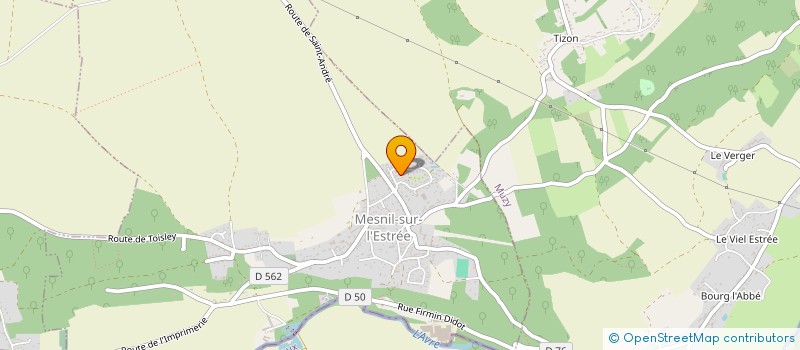 localisation de l'entreprise MONSIEUR MAROUENE TOUKEBRI  MESNIL-SUR-L'ESTREE