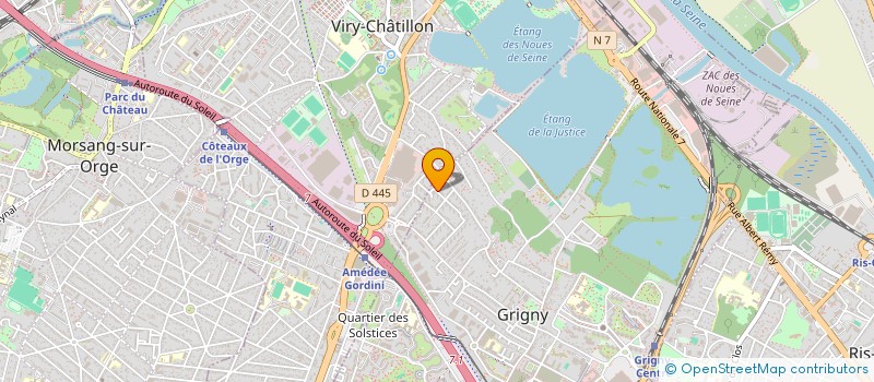 localisation de l'entreprise MONSIEUR MAROUN GHAZAL à GRIGNY