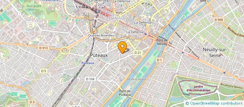 localisation de l'entreprise MONSIEUR MAROUN JABBOUR  PUTEAUX