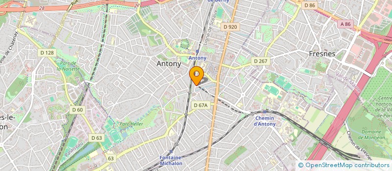 localisation de l'entreprise MONSIEUR MAROUN KAYAL à ANTONY