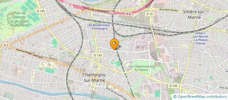 localisation de l'entreprise MONSIEUR MARQUES PINHO ROSA à CHAMPIGNY-SUR-MARNE