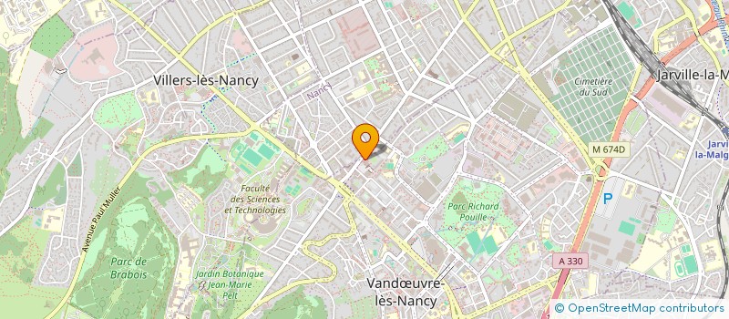 localisation de l'entreprise MONSIEUR MARRION OWASSA OBANGUE  VANDUVRE-LES-NANCY