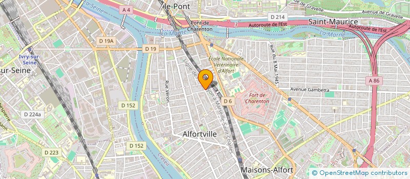 localisation de l'entreprise MONSIEUR MARS MARCHAND à ALFORTVILLE