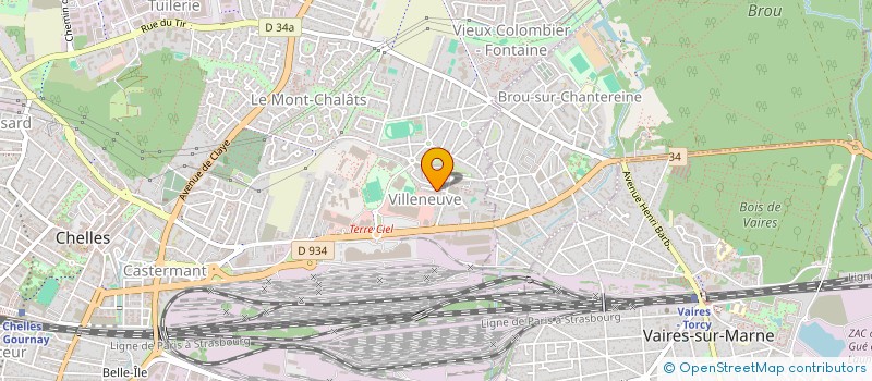 localisation de l'entreprise MONSIEUR MARSDEN ALDAJUSTE  CHELLES