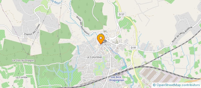 localisation de l'entreprise MONSIEUR MARSEL N'CIR  LES ARCS