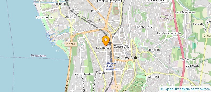 localisation de l'entreprise MONSIEUR MARSEL PRDIC à AIX-LES-BAINS