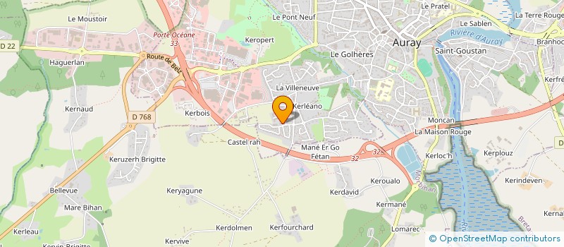 localisation de l'entreprise MONSIEUR MARSHALL DAMIANI à AURAY