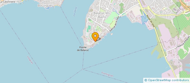 localisation de l'entreprise MONSIEUR MARTEL MARTEL GUY  BALARUC-LES-BAINS