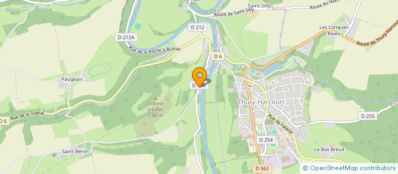 localisation de l'entreprise MONSIEUR MARTEN RENSTROM  THURY-HARCOURT-LE-HOM