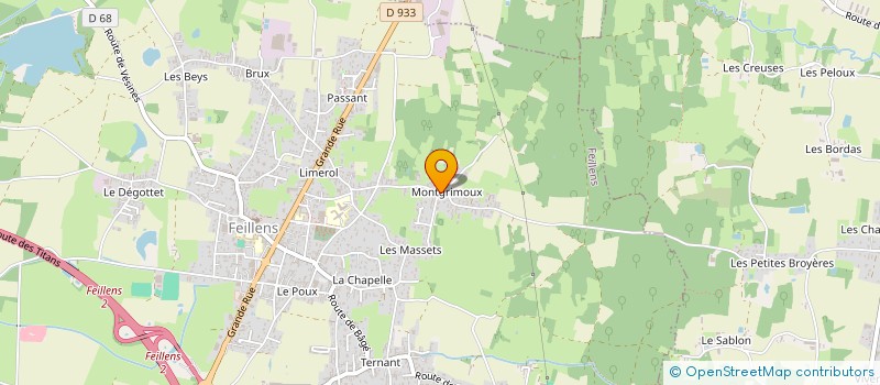 localisation de l'entreprise MONSIEUR MARTHE CATHERIN à FEILLENS