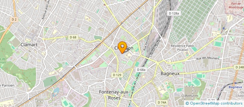 localisation de l'entreprise MONSIEUR MARTHE CHAMBON  CHATILLON