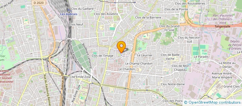 localisation de l'entreprise MONSIEUR MARTHION MIAFOUNTILA à ORLEANS