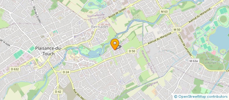 localisation de l'entreprise MONSIEUR MARTHY GUILLOSSOU  PLAISANCE-DU-TOUCH