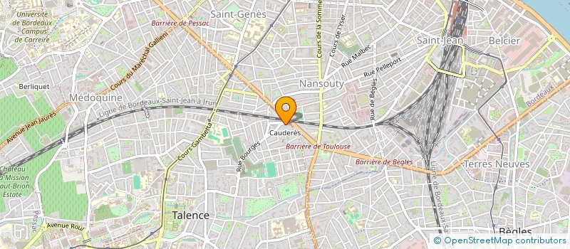 localisation de l'entreprise MONSIEUR MARTIAL AKOA  TALENCE