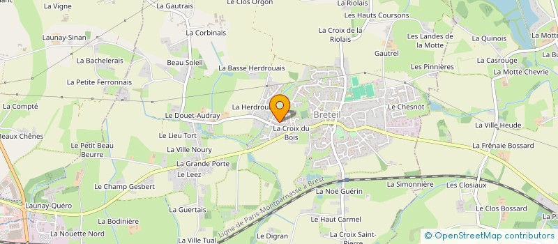 localisation de l'entreprise MONSIEUR MARTIAL ANDRE  BRETEIL