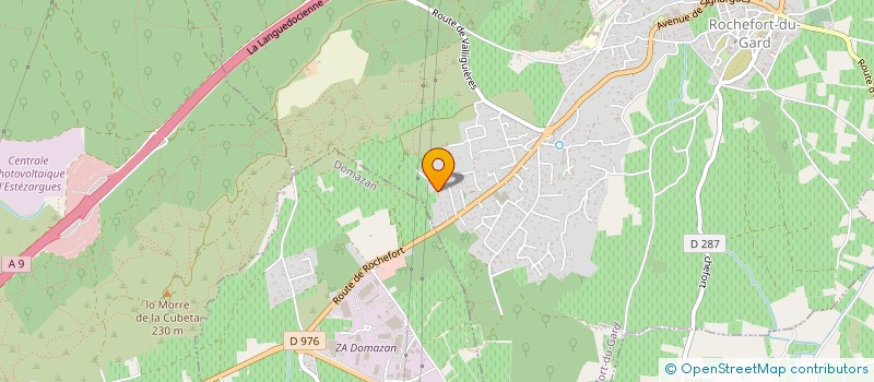 localisation de l'entreprise MONSIEUR MARTIAL ARBELIN  ROCHEFORT-DU-GARD