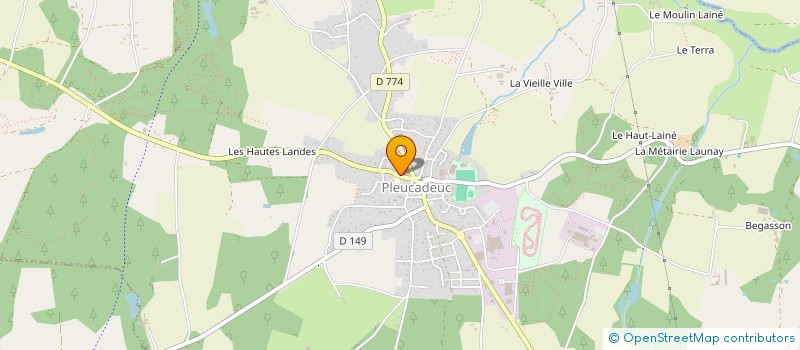 localisation de l'entreprise MONSIEUR MARTIAL AUBIN à PLEUCADEUC