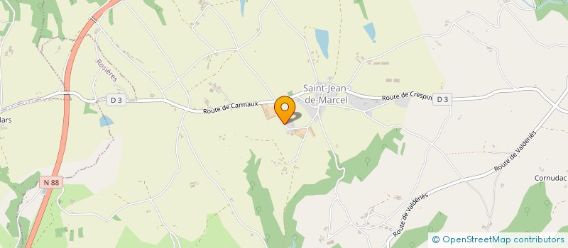 localisation de l'entreprise MONSIEUR MARTIAL AUDIBERT  SAINT-JEAN-DE-MARCEL