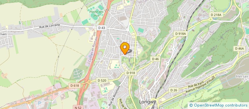 localisation de l'entreprise MONSIEUR MARTIAL BAI à LONGWY