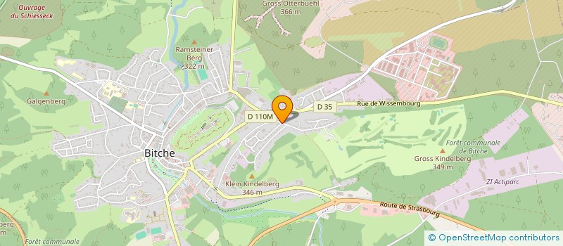 localisation de l'entreprise MONSIEUR MARTIAL BANDNER  SCHORBACH