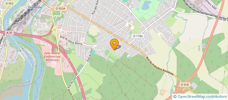 localisation de l'entreprise MONSIEUR MARTIAL BAROTH  BASSE-HAM