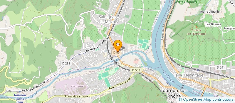 localisation de l'entreprise MONSIEUR MARTIAL BATTAIN  SAINT-JEAN-DE-MUZOLS