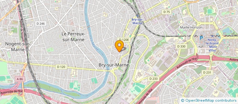 localisation de l'entreprise MONSIEUR MARTIAL BAUDINOT à BRY-SUR-MARNE